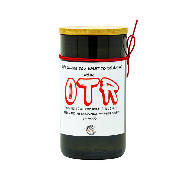 OTR -Wine Bottle Candle