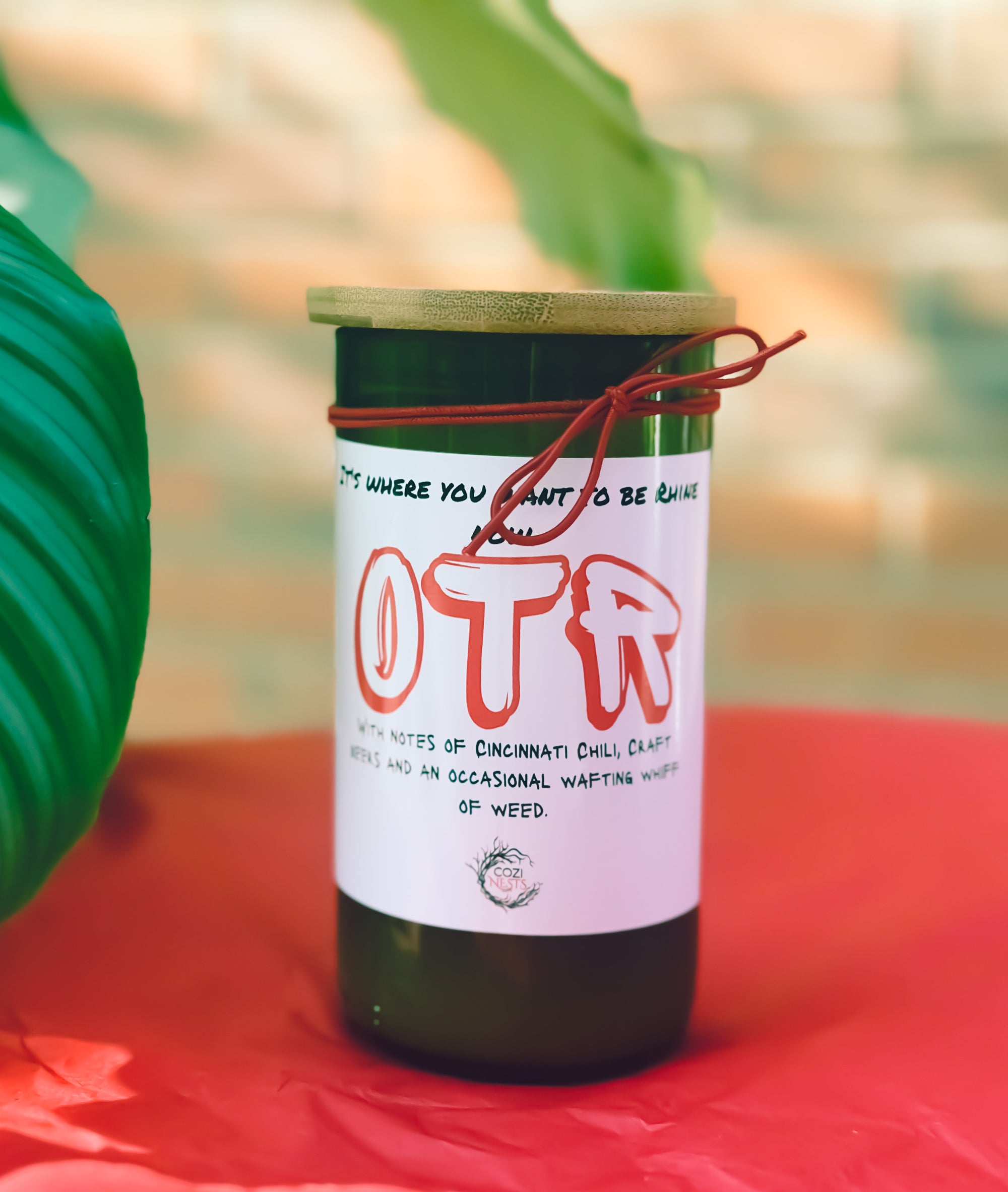 OTR -Wine Bottle Candle