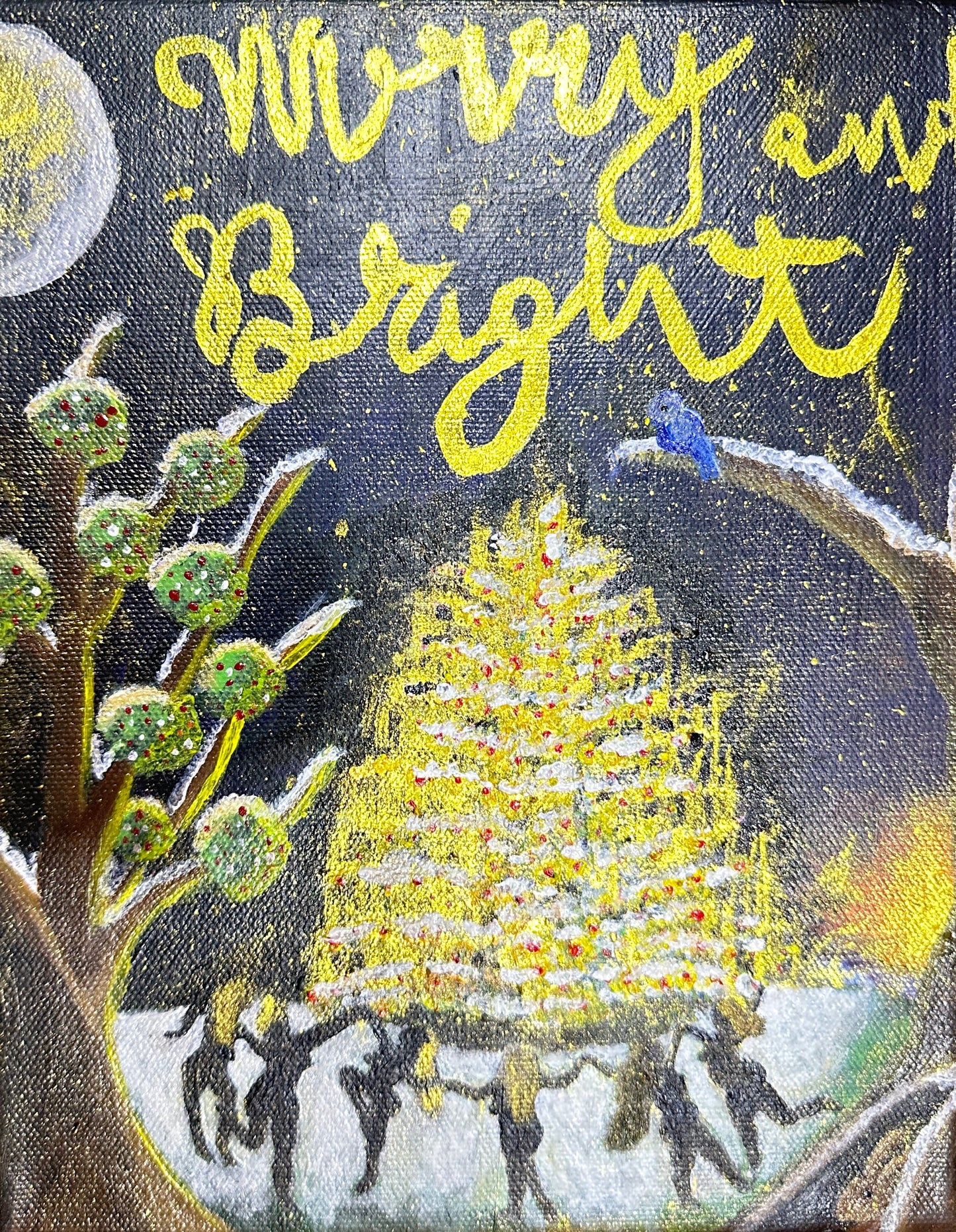 (Art Print) Merry  and bright