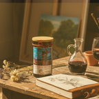 Wine bottle candle - Roebling Bridge