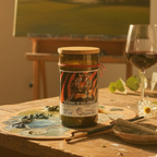 Bengal Tiger Wine Bottle Candle