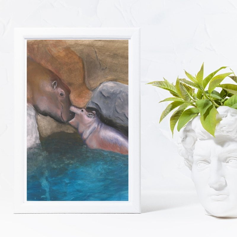 Art Print Fiona & Fritz - CoziNests