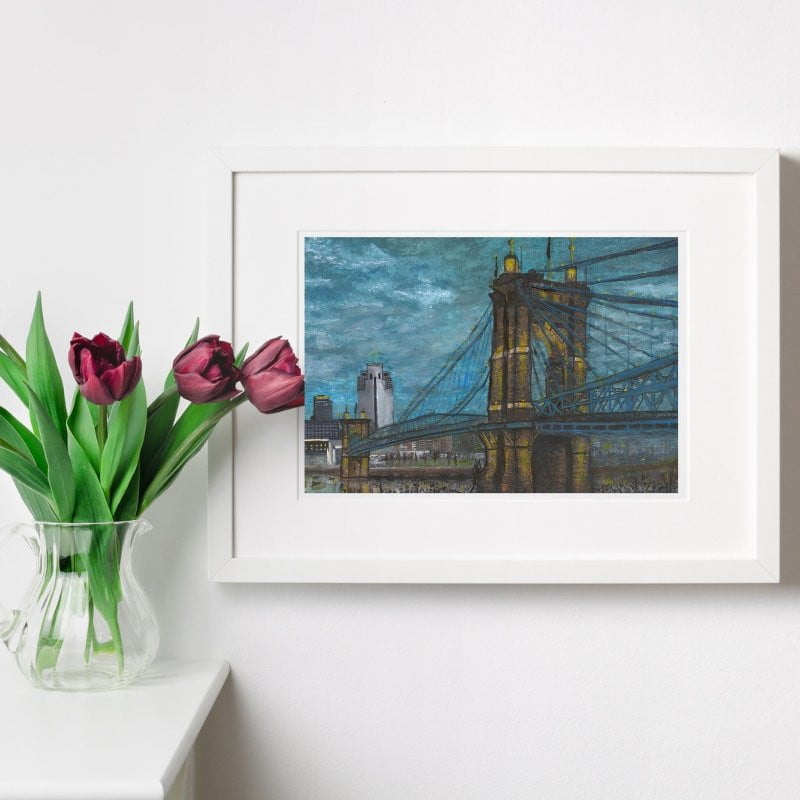 Art Print Roebling Bridge - CoziNests