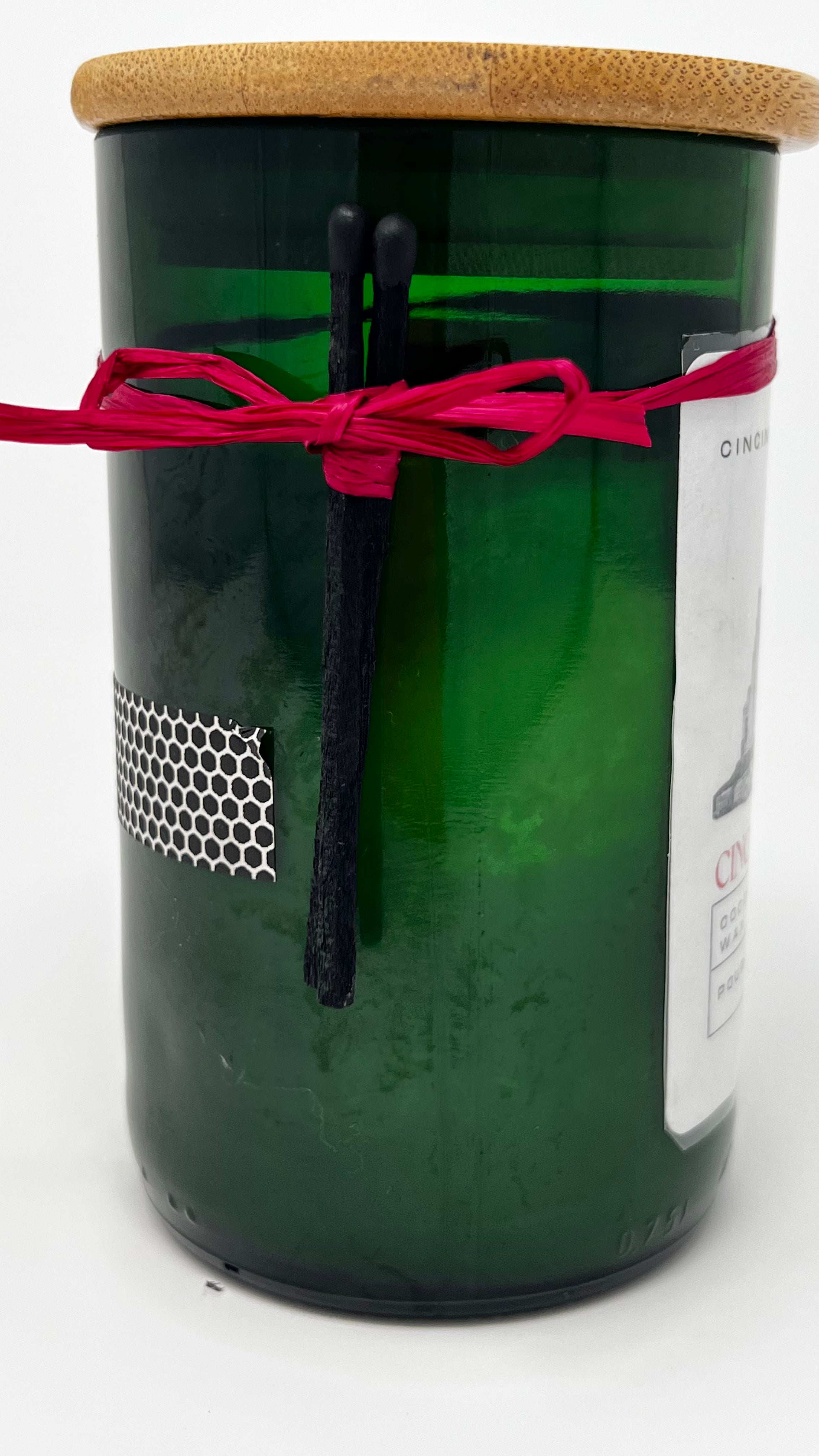 Mainstrasse -Wine Bottle Candle